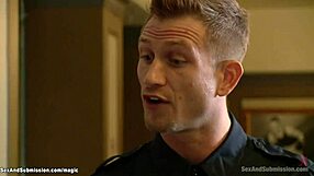 bound milf takes security guards' anal pounding deep and relentless