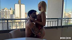 Vivian Lola Teases In Camisole On New Apartment Balcony