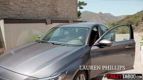 whoa hot milf stepmom lauren phillips blows huge cock then rides 🍆💦