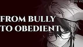 i blackmailed my bully into pathetic obedience moaning