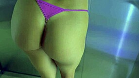 her doll-like athletic body begs rough gym use outdoors