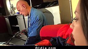 hey horny teen, why fuck old stranger doggystyle in your house?!