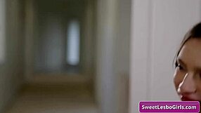 Busty Lesbian Babes Ella Reese April Olsen Lick Pussies in Wet Massage Orgy