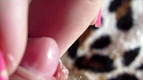 her massive clitoris swells and pulses wildly during this intense closeup orgasm