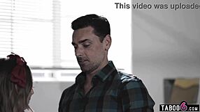 Older Teacher Praises Cheerleader Lily's Body