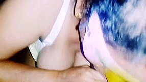 Desi Big Boobs Bhabhi Sucks Cock Hardcore with Telugu Dirty Talk Fucks!