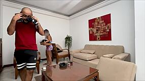 my latina stepsis begs tight pussy fuck till she cums