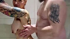 i watch molly mcsquirts piss and shower in the bathroom