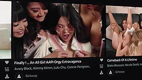 Ember Snow Tricks Therapist Liv Revamped Into FFM Fuck Fest for Husband