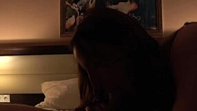 big titted elite slut blows virgin boyfriend passionately. then fucks him hard post-club?