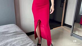 Suggestive milf argentina heels blowjob from stepson milk gulp