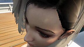 GTA 5 Cutie Bikini Babe Fucked Hard on Yacht with Loud Moans and Game Sex Action!