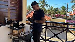 horny blonde lets tattoo artist suck her before dp with him and friend full video