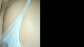 side-fucking girlfriend's big tits pussy raw no condom creampie squirt