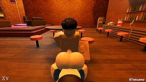 Slut's Massive Ass Craves Monster Cock Pounding in Seedy Bar?