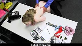 Haley Spades Caught Shoplifting Begs Naughty Guard For Mercy Fuck?