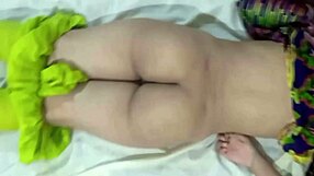 Desi Bhabhi's Oiled Massage by Dever Turns into Sexy Ass Shaking Bedroom Showoff