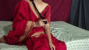 Watch Hot Indian Red Sari Bhabhi Get Fucked Hard by Neighbor in Oiled Ass Worship Session!