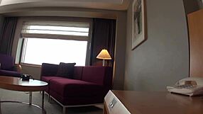 tall japanese college student with huge tits auditions in miniskirt lifting legs for armpit lick and more