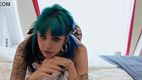 goth big tits babe suck fuck quickie??