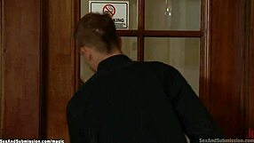 bound milf takes security guards' anal pounding deep and relentless