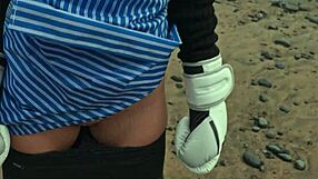 imagine silvia soprano's big ass slapped and spit on roughly in norway's beach bdsm cinematic kinky domination