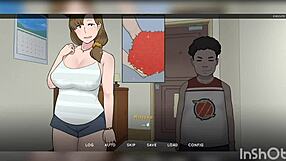 big cocked stud creampies friend's busty mom outdoors again