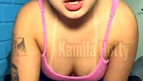 my best friend drops to knees for my throbbing cock blowjob