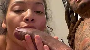 deepthroat swallow big cock post football game win