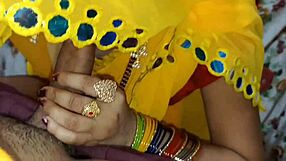 Karva Chauth Special Wife's Bedroom Creampie with Clear Hindi Dirty Talk