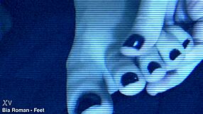 hey wanna warm up my bare feet first before i make you gag on them?