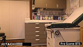 Night Shift Nurse Jewel Masturbates to Orgasm with Dildo