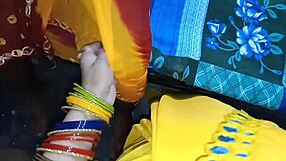 Karva Chauth Special Wife's Bedroom Creampie with Clear Hindi Dirty Talk