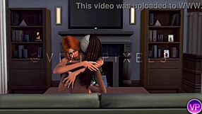 watching my shemale futa girlfriend shove her cock deep inside me during movie night feels amazing