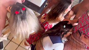 Aula de sexologia vira orgia trans com muita putaria crossdressing