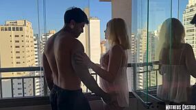 Vivian Lola Teases In Camisole On New Apartment Balcony