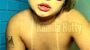 my best friend drops to knees for my throbbing cock blowjob