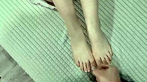 Massage Therapist Cums Hard On Feet