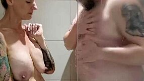 i watch molly mcsquirts piss and shower in the bathroom