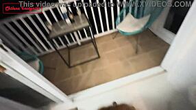 Poolside creampie cowgirl roleplay with petite tits whore parody trailer