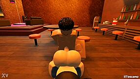 Slut's Massive Ass Craves Monster Cock Pounding in Seedy Bar?