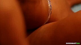 another day bending over my horny brunette stepmom for wet pussy doggystyle fingering