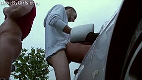 Public Car Window Facial Cum Gangbang Orgy Thrills Me