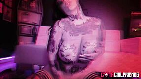 angel summer stretches wide for intense pounding session