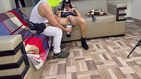 dirty secret watching stepdaughter toy her big pussy till it creams hard