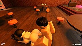 Slut's Massive Ass Craves Monster Cock Pounding in Seedy Bar?