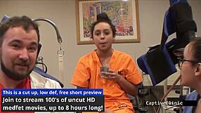 Patient pays Mia Sanchez for humiliating nurse latex tit play