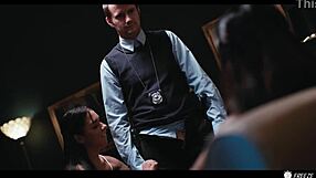 Ever seen lesbian freeze fetish where brunette latinas prank frozen tit sucking?