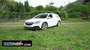 how does tiny naughty teen handle that enormous dildo for her perv neighbor