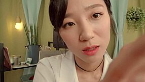 wow! babe's natural tits bounce in relaxing asmr teen sex checkup